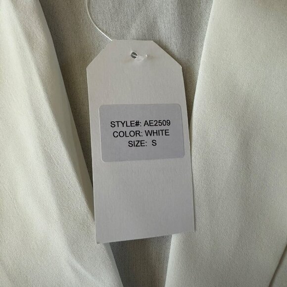 Sadie & Sage Womens Size Small The Vow Blazer White Light Weight Jacket - Picture 5 of 8